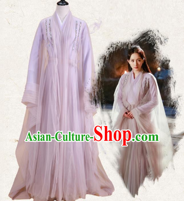 Traditional Ancient Chinese Ten great III of peach blossom Fairy Costume, Elegant Hanfu Clothing Chinese Han Dynasty Imperial Princess Dress Clothing for Women