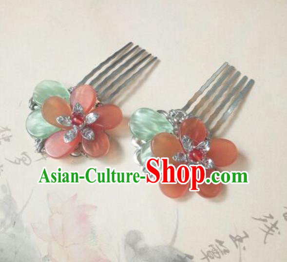 Traditional Handmade Chinese Ancient Classical Hanfu Hair Accessories Hair Comb, Princess Palace Lady Hairpins for Women