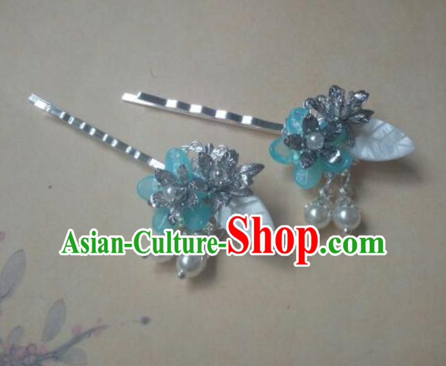 Traditional Handmade Chinese Ancient Classical Hanfu Hair Accessories Hairpins, Princess Headpiece Hair Claw for Women