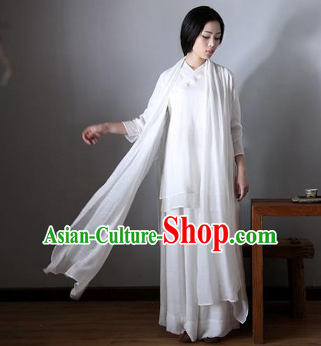 Traditional Ancient Chinese National Costume Cheongsam, Elegant Hanfu Clothing Chinese Embroidered Qipao Clothing for Women