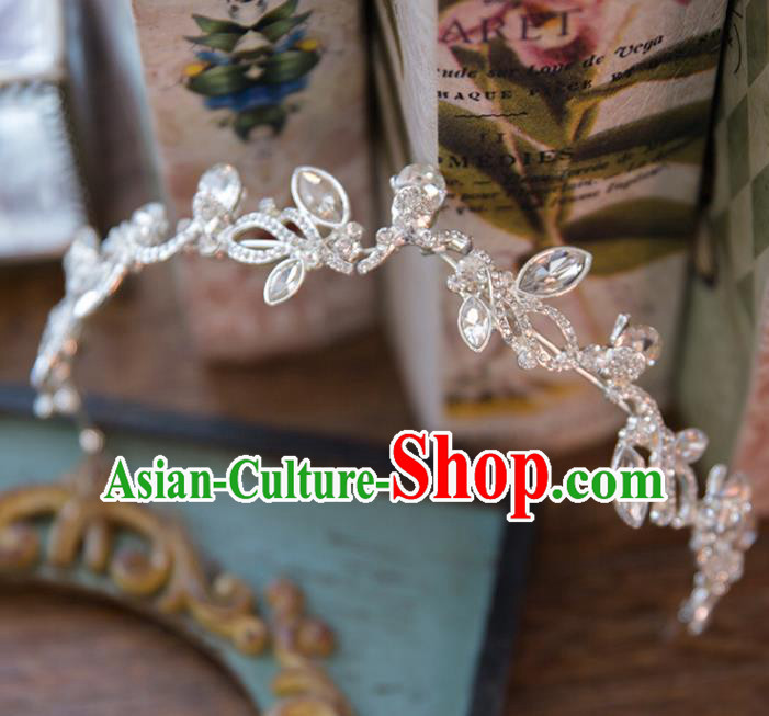 Top Grade Handmade Classical Hair Accessories Baroque Style Princess Crystal Hair Clasp Headwear for Women