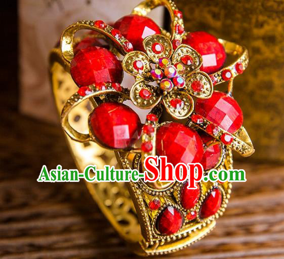 Aisan Chinese Handmade Classical Jewelry Accessories Bracelet, China Xiuhe Suit Wedding Bangle for Women