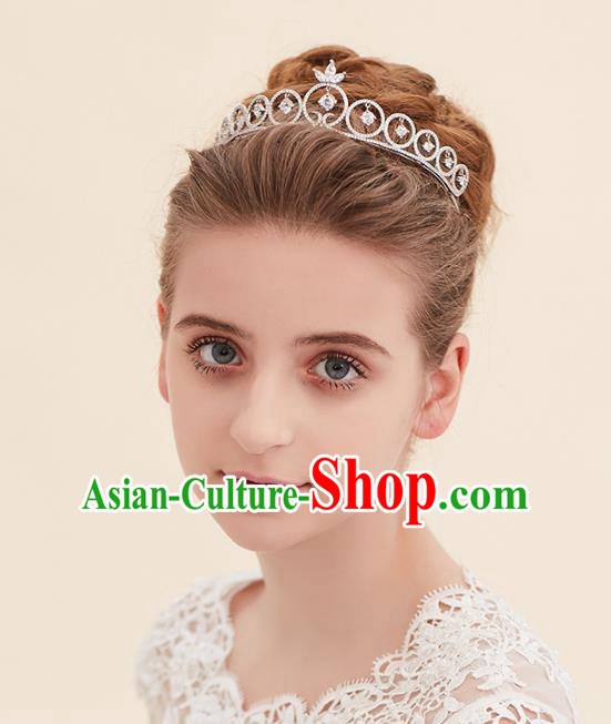 Top Grade Handmade Classical Hair Accessories Baroque Style Princess Crystal Royal Crown Hair Clasp Headwear for Women