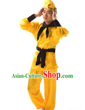 Traditional Chinese Peking Opera Handsome Monkey King Costume, China Ancient Beijing Opera Takefu Clothing for Men