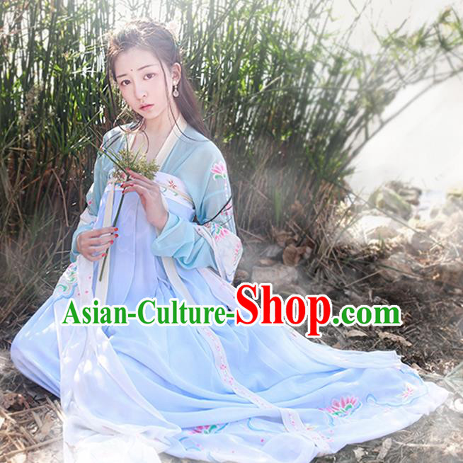 Ancient Chinese Costume hanfu Chinese Wedding Dress Tang Dynasty princess Clothing