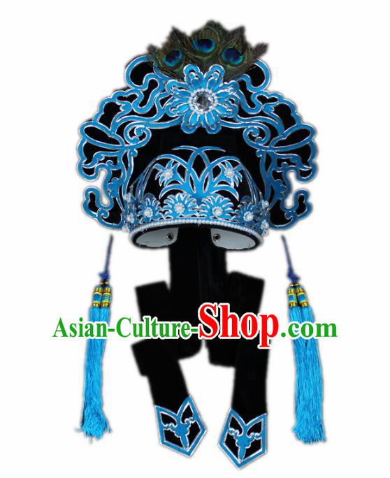 Traditional China Beijing Opera Scholar Hats, Chinese Peking Opera Niche Headwear