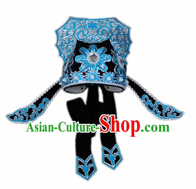 Traditional China Beijing Opera Scholar Hats, Chinese Peking Opera Niche Headwear