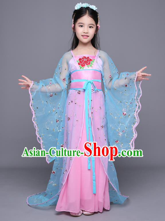 Traditional Ancient Chinese Costume Chinese Style Wedding Dress Ancient Tang Dynasty hanfu princess Clothing