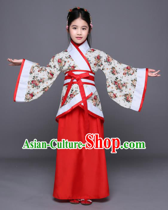 Traditional Ancient Chinese Costume Chinese Style Wedding Dress Ancient Tang Dynasty hanfu princess Clothing