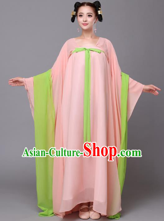 Traditional Chinese Tang Dynasty Palace Maid Costume, China Ancient Princess Hanfu Dress Clothing for Women