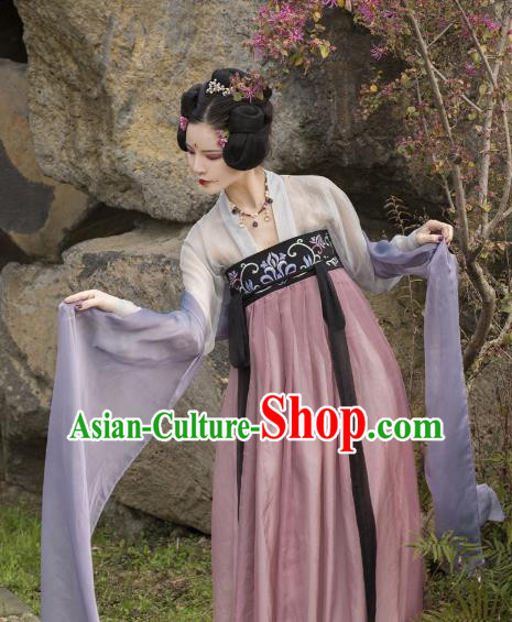 Traditional Ancient Chinese Costume Chinese Style Wedding Dress Ancient Tang Dynasty hanfu princess Clothing