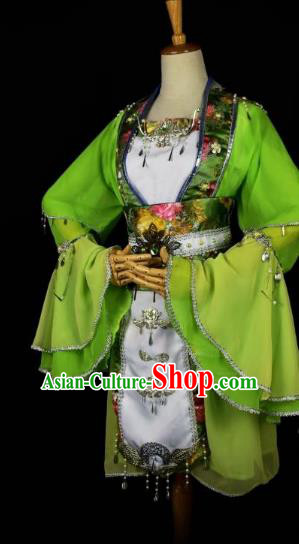 Traditional Chinese Ancient Princess Hanfu Costume Tang Dynasty Young Lady Clothing for Women