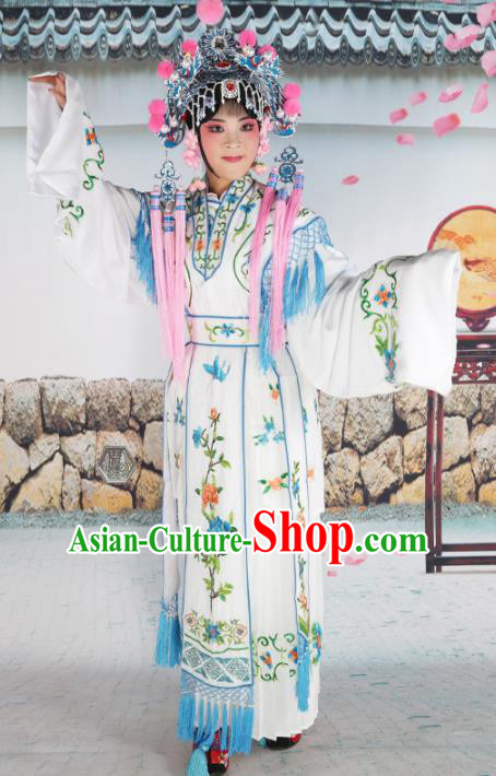 Chinese Beijing Opera Nobility Lady Embroidered Costume, China Peking Opera Actress Embroidery Clothing