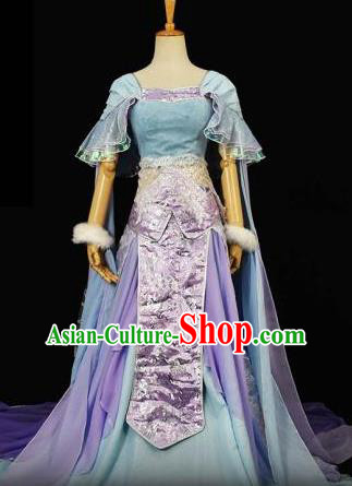 Traditional Chinese Ancient Cosplay Royal Princess Costume Tang Dynasty Palace Lady Dress Clothing