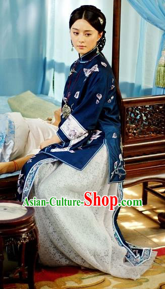 Traditional Chinese Ancient Republic of China Nobility Mistress Embroidered Xiuhe Suit Costume