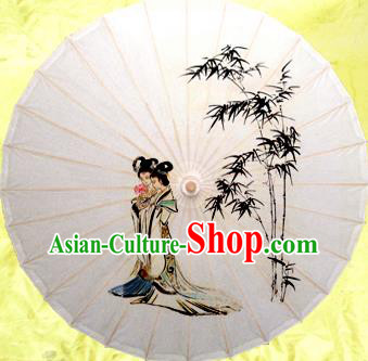 China Traditional Dance Handmade Umbrella Painting Bamboo Beauty Oil-paper Umbrella Stage Performance Props Umbrellas