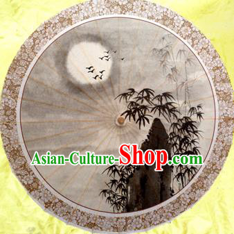 Handmade China Traditional Dance Umbrella Classical Painting Bamboo Oil-paper Umbrella Stage Performance Props Umbrellas