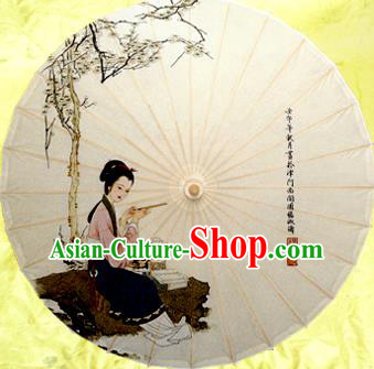 Handmade China Traditional Dance Wedding Umbrella Classical Oil-paper Umbrella Stage Performance Props Umbrellas