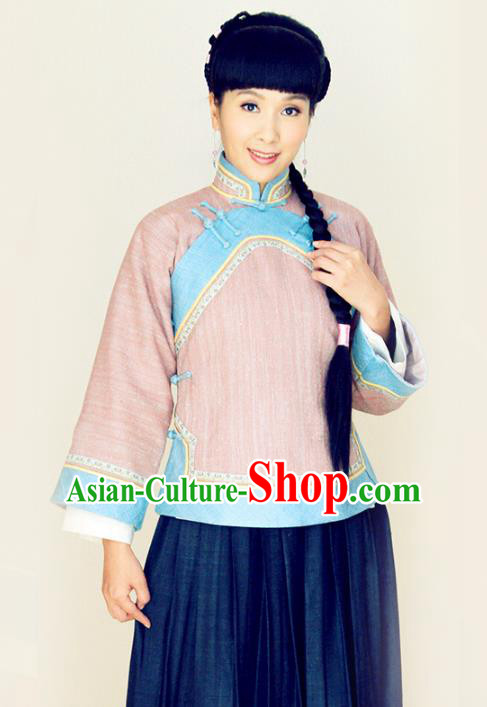 Traditional Chinese Ancient Republic of China Young Mistress Embroidered Xiuhe Suit Clothing for Women