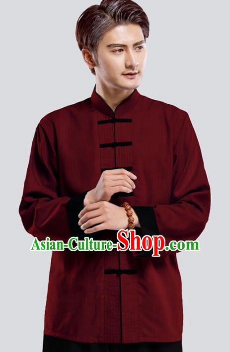 Top Grade Chinese Kung Fu Costume Tai Ji Training Uniform, China Martial Arts Tang Suit Gongfu Clothing for Men