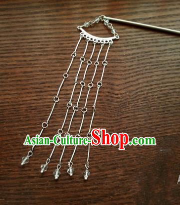 Traditional Handmade Chinese Ancient Classical Hair Accessories Tassel Step Shake Hairpins for Women