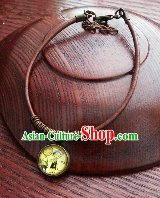 Traditional Handmade Chinese Ancient Necklet Classical Accessories Necklace for Women