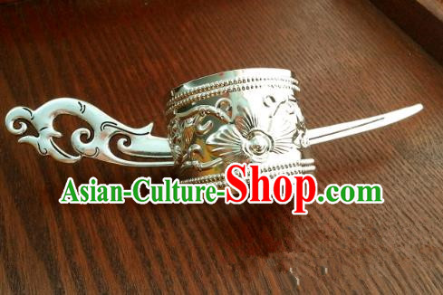 Handmade Traditional Chinese Classical Hair Accessories Ancient Hanfu Hairdo Crown Hairpins Hair Fascinators for Women