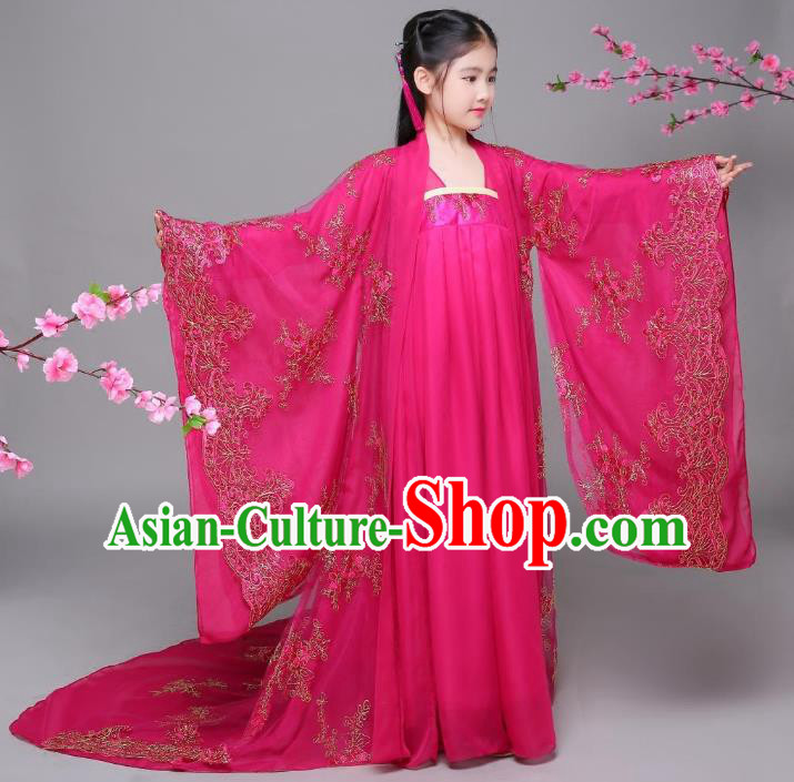 Traditional Ancient Chinese Costume Chinese Style Wedding Dress Ancient Tang Dynasty hanfu princess Clothing