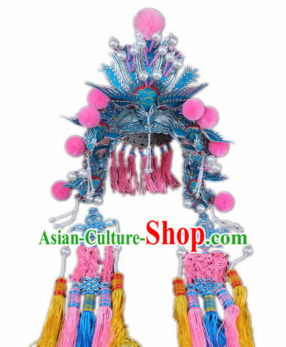 Traditional China Beijing Opera Imperial Empress Phoenix Coronet, Chinese Peking Opera Actress Headwear