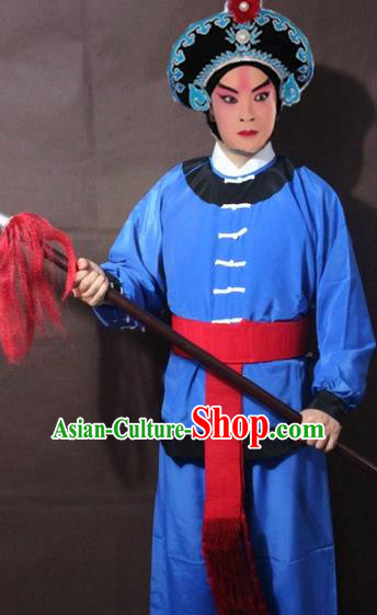 Traditional China Beijing Opera Takefu Costume, Chinese Peking Opera Ministry Footman Clothing