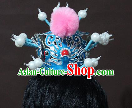 Traditional Chinese Handmade Hair Accessories Beijing Opera Niche Hairdo Crown Headwear for Men