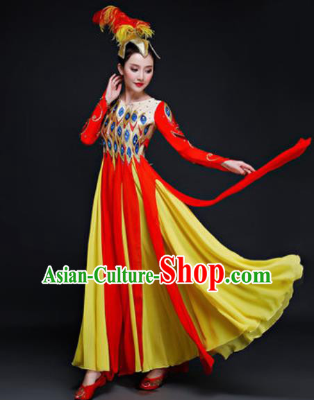 Chinese Traditional Classical Dance Costume Folk Dance Peacock Dance Dress for Women