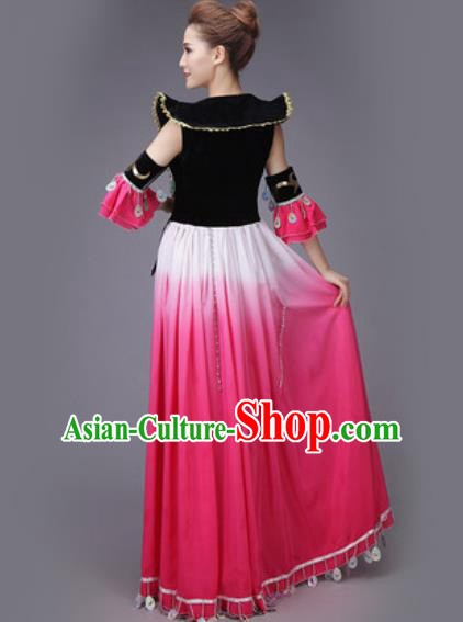 Traditional Chinese Fan Dance Folk Dance Costume Classical Yangko Dance Classical Dance Dress