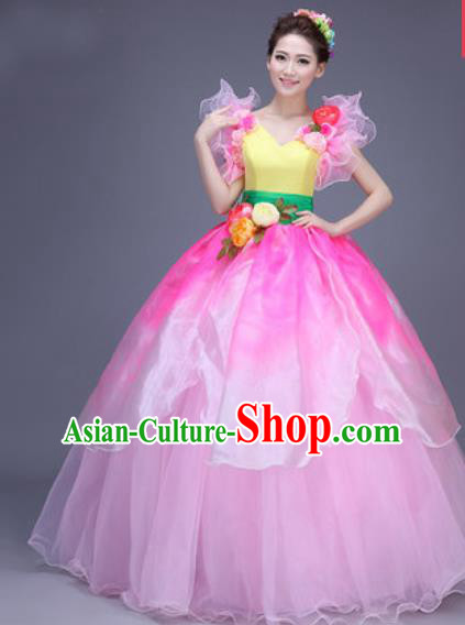 Top Grade Modern Dance Chorus Dress Professional Opening Dance Stage Performance Costume for Women