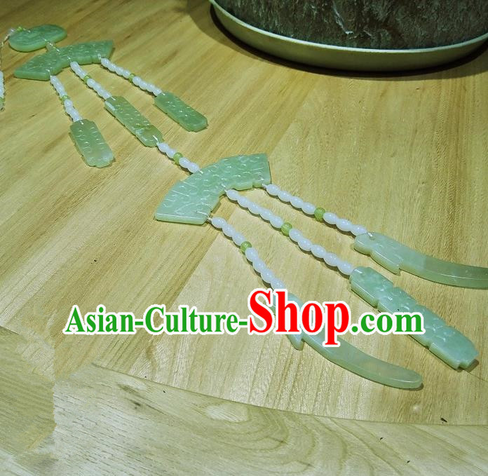 Chinese Ancient Jade Pendant Wedding Jade Waist Accessories for Women