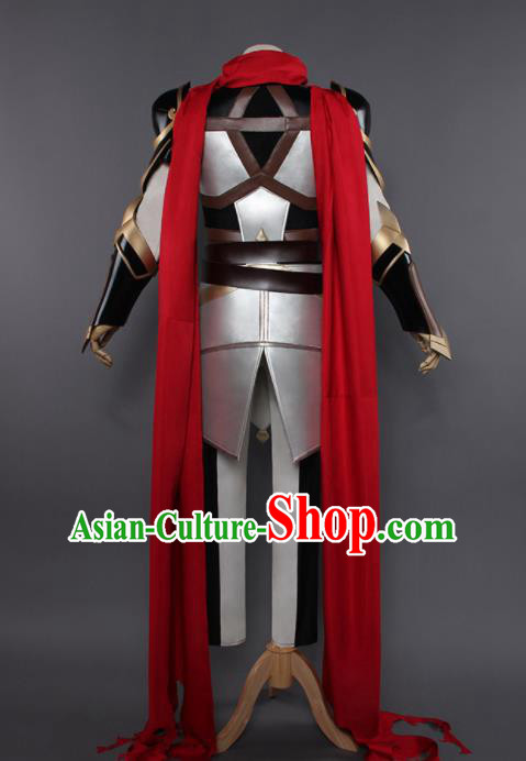 Ancient Chinese Cosplay Costume Chinese Shoes Traditional China Swordsman Clothing and Jewelry Accessories