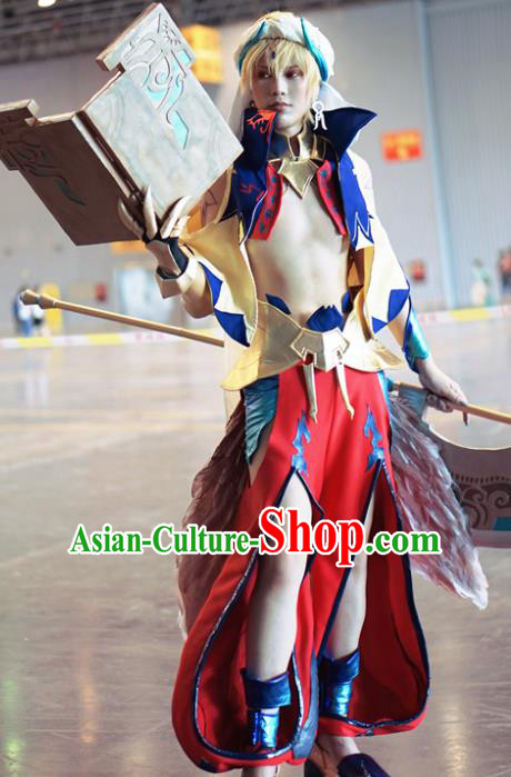 Top Grade Cosplay Halloween Costumes Swordsman Clothing for Men