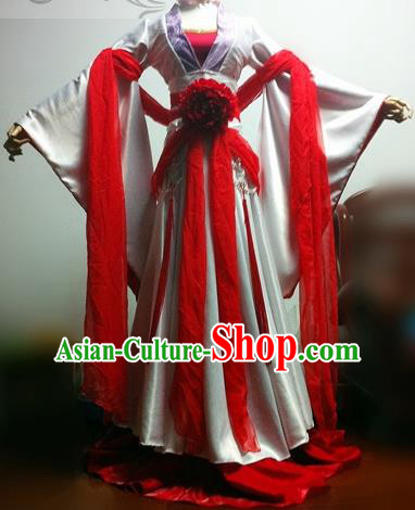 Top Grade Cosplay Fairy Costumes Chinese Ancient Princess Dress for Women