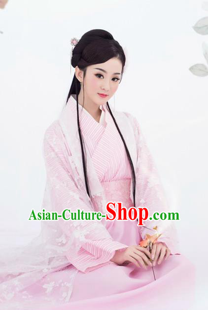 Traditional Chinese Ancient Han Dynasty Princess Costumes for Women