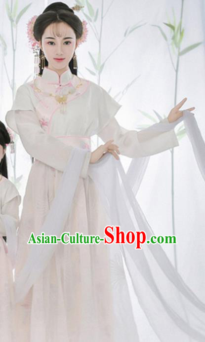 Traditional Chinese Ancient Ming Dynasty Imperial Concubine Costumes and Headpiece Complete Set for Women