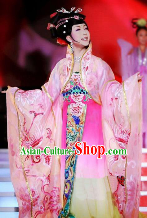 Chinese Ancient Tang Dynasty Imperial Consort Yang Embroidered Costumes for Women