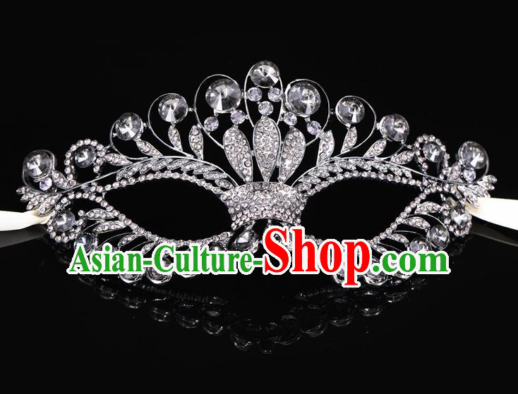 Handmade Halloween Accessories Venice Fancy Ball Cosplay Props Crystal Masks for Women