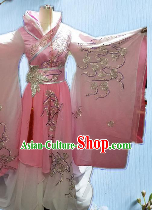 Chinese Spring and Autumn Period Imperial Consort Embroidered Costumes Ancient Beauty Xi Shi Hanfu Dress for Women