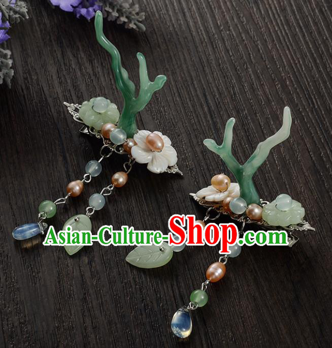 Chinese Ancient Style Hair Jewelry Accessories Cosplay Hairpins Headwear Wigs for Women