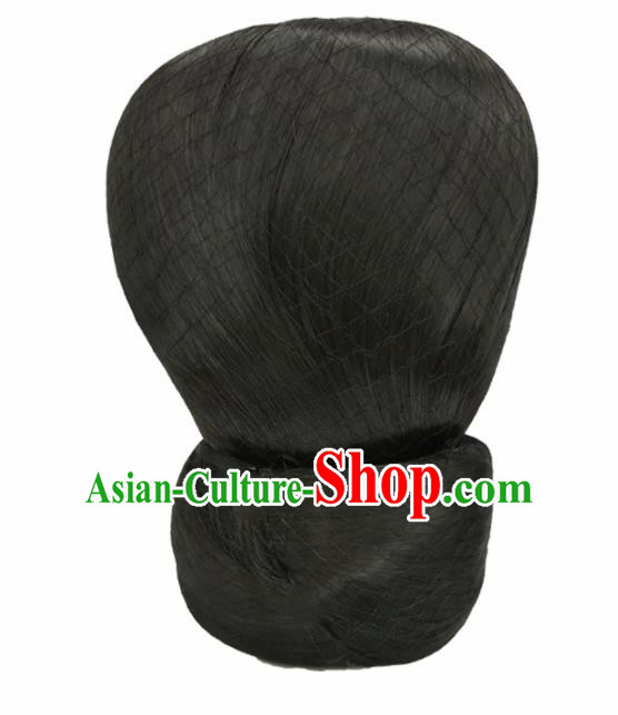 Chinese Ancient Hair Accessories Han Dynasty Imperial Consort Chignon Wigs for Women