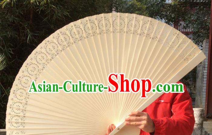 Chinese Traditional Handmade Wood Fans Decoration Crafts Folding Fans