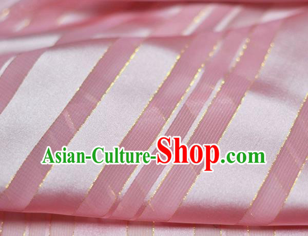 Asian Chinese Fabric Traditional Pattern Design Pink Brocade Fabric Chinese Costume Silk Fabric Material