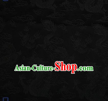 Chinese Traditional Brocade Fabric Asian Dragons Pattern Design Satin Tang Suit Silk Fabric Material