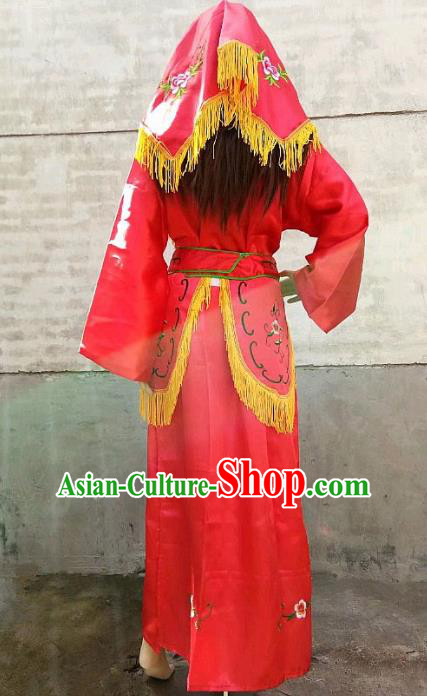 Traditional China Beijing Opera Costume and Hat Ancient Chinese Peking Opera Headwear