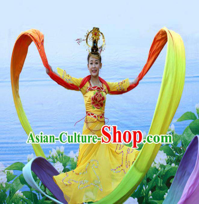 Chinese Traditional Classical Dance Costumes Ancient Peri Dance Clothing for Women